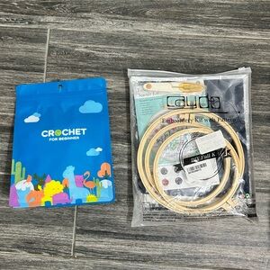 New Crochet and Embroidery Kit Set craft boho floral animal